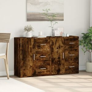 17 Stories Oplis 60 Cm Wide 3 Drawer Sideboard Smoked Oak 70cm H X 60cm W X 31cm D 17 Stories Oplis 60 Cm Wide 3 Drawer Sideboard Smoked Oak 70cm H X 60cm W X 31cm D