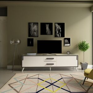 Fjørde & Co Yvonne Tv Stand for Tv's up to 70" White 70" Fjørde & Co Yvonne Tv Stand for Tv's up to 70" White 70"