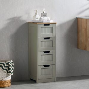 Brambly Cottage Milano 30 x 81cm Free Standing Cabinet Grey 81cm H X 30cm W X 30cm D Brambly Cottage Milano 30 x 81cm Free Standing Cabinet Grey 81cm H X 30cm W X 30cm D