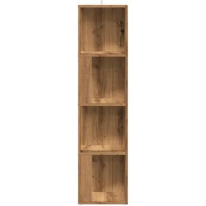 Alpen Home Vidaxl corner shelf made of reclaimed wood Artisan oak (3 shelves) 132cm H x 33cm W x 33cm D Alpen Home Vidaxl corner shelf made of reclaimed wood Artisan oak (3 shelves) 132cm H x 33cm W x 33cm D