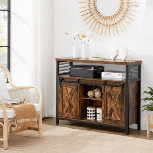 Borough Wharf Ean Sideboard 100cm Rustic Brown 80cm H X 100cm W X 33cm D Borough Wharf Ean Sideboard 100cm Rustic Brown 80cm H X 100cm W X 33cm D
