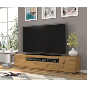 Metro Athanasia TV Stand for TVs up to 88" Oak Artisan 88" Metro Athanasia TV Stand for TVs up to 88" Oak Artisan 88"