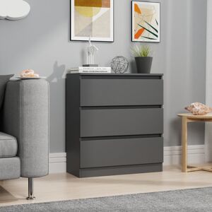 Ebern Designs Delondo 3 Drawer 70Cm W Chest of Drawers Nightstand Bedside Cabinet Dark Grey 77cm H X 70cm W X 40cm D Ebern Designs Delondo 3 Drawer 70Cm W Chest of Drawers Nightstand Bedside Cabinet Dark Grey 77cm H X 70cm W X 40cm D