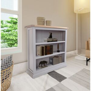 August Grove Alizeh Bookcase Grey 90cm H X 90cm W X 30cm D August Grove Alizeh Bookcase Grey 90cm H X 90cm W X 30cm D