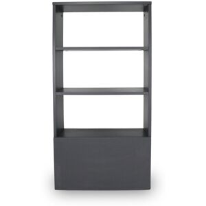 Ebern Designs 122 H x 60 W Bookcase Grey 122cm H X 60cm W X 27cm D Ebern Designs 122 H x 60 W Bookcase Grey 122cm H X 60cm W X 27cm D