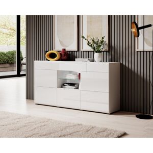 Ivy Bronx Blewett Sideboard 160 Cm Wide 1 Drawer White 82cm H X 159cm W X 39cm D Ivy Bronx Blewett Sideboard 160 Cm Wide 1 Drawer White 82cm H X 159cm W X 39cm D