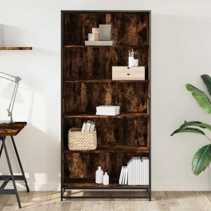 Borough Wharf Bookcase Engineered Wood Smoked Oak 170.5cm H x 80.5cm W x 35cm D Borough Wharf Bookcase Engineered Wood Smoked Oak 170.5cm H x 80.5cm W x 35cm D