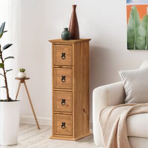 Brambly Cottage Bridewell Multimedia Drawers Antique Wax 81cm H X 24cm W X 30cm D Brambly Cottage Bridewell Multimedia Drawers Antique Wax 81cm H X 24cm W X 30cm D