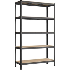 Symple Stuff Kris 5 Shelf Shelving Unit Grey 200cm H x 60cm W x 120cm D Symple Stuff Kris 5 Shelf Shelving Unit Grey 200cm H x 60cm W x 120cm D
