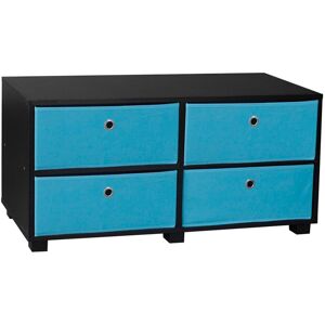 Symple Stuff TV Stand for TVs up to 43" Black/Blue 43" Symple Stuff TV Stand for TVs up to 43" Black/Blue 43"