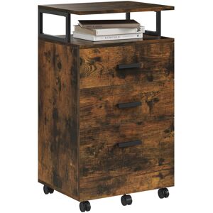 Borough Wharf Amarelys 46cm Wide 3 -Drawer Wooden Filing Cabinet Brown 76.2cm H X 36cm W X 45.7cm D Borough Wharf Amarelys 46cm Wide 3 -Drawer Wooden Filing Cabinet Brown 76.2cm H X 36cm W X 45.7cm D