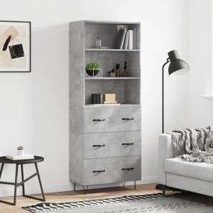 George Oliver Semeraro 69.5cm Sideboard Grey 180cm H X 69.5cm W X 34cm D George Oliver Semeraro 69.5cm Sideboard Grey 180cm H X 69.5cm W X 34cm D
