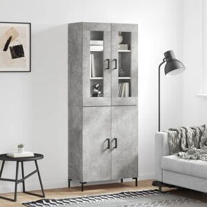 17 Stories Milisav Sideboard Concrete Grey 180cm H X 69.5cm W X 34cm D 17 Stories Milisav Sideboard Concrete Grey 180cm H X 69.5cm W X 34cm D