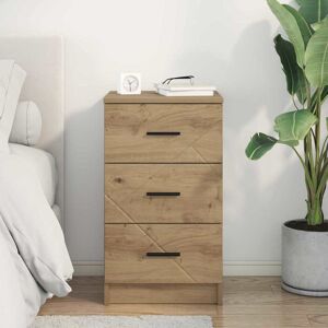 17 Stories Bedside Cabinet Sonoma Oak 38 X 38 X 66 Cm Engineered Wood Artisan Oak 66cm H X 38cm W X 38cm D 17 Stories Bedside Cabinet Sonoma Oak 38 X 38 X 66 Cm Engineered Wood Artisan Oak 66cm H X 38cm W X 38cm D