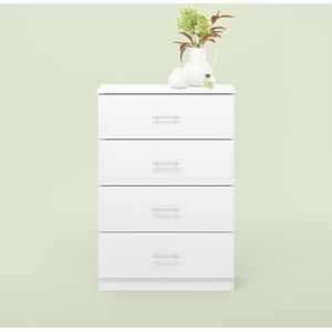 Latitude Run Ameil 4 Drawer 69.9Cm W Chest of Drawers White 102.4cm H X 69.9cm W X 40.1cm D Latitude Run Ameil 4 Drawer 69.9Cm W Chest of Drawers White 102.4cm H X 69.9cm W X 40.1cm D