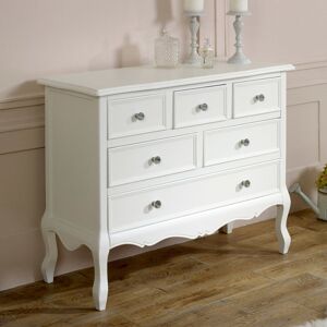 August Grove Mosher 6 Drawer Chest White 80cm H X 100cm W X 40cm D August Grove Mosher 6 Drawer Chest White 80cm H X 100cm W X 40cm D