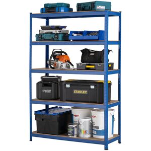 Rebrilliant Meyerson 5 Shelf Shelving Unit 180cm H x 120cm W x 60cm D Rebrilliant Meyerson 5 Shelf Shelving Unit 180cm H x 120cm W x 60cm D