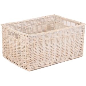 Brambly Cottage Willow Storage Basket White Wash Extra large Brambly Cottage Willow Storage Basket White Wash Extra large