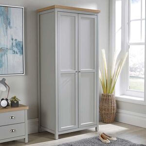 Brambly Cottage Rasberry 2 Door Wardrobe Grey 180cm H X 80cm W X 50cm D Brambly Cottage Rasberry 2 Door Wardrobe Grey 180cm H X 80cm W X 50cm D