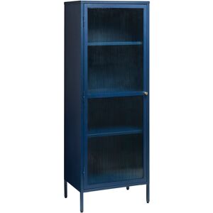 Ebern Designs Damyla Standard Display Cabinet Blue 160cm H X 58cm W X 40.3cm D Ebern Designs Damyla Standard Display Cabinet Blue 160cm H X 58cm W X 40.3cm D