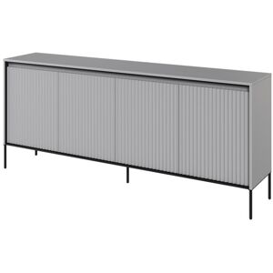Brayden Studio Alv 193cm Wide Light Grey/Black 83cm H X 193cm W X 40cm D Brayden Studio Alv 193cm Wide Light Grey/Black 83cm H X 193cm W X 40cm D