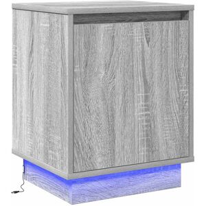 Metro Bedside Cabinet 39 X 34.5 X 50 Cm Engineered Wood Grey 50cm H X 39cm W X 34.5cm D Metro Bedside Cabinet 39 X 34.5 X 50 Cm Engineered Wood Grey 50cm H X 39cm W X 34.5cm D