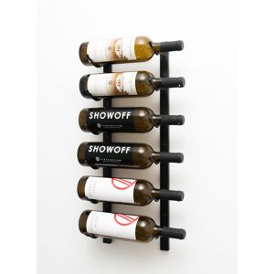Symple Stuff W Series Wall Mounted 6 Bottle Wine Rack Matte Black 61.00cm H X 33.00cm W X 13.50cm D Symple Stuff W Series Wall Mounted 6 Bottle Wine Rack Matte Black 61.00cm H X 33.00cm W X 13.50cm D