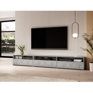 Metro Carlotta Entertainment Unit for TVs up to 78" Grey Marble 78" Metro Carlotta Entertainment Unit for TVs up to 78" Grey Marble 78"