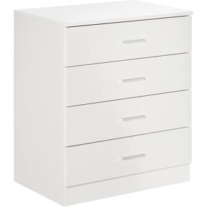 Latitude Run Hiliary 4 Drawer 60Cm W Chest White 69cm H X 60cm W X 40cm D Latitude Run Hiliary 4 Drawer 60Cm W Chest White 69cm H X 60cm W X 40cm D