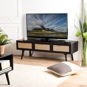 17 Stories Chattooga TV Stand for TVs up to 50" Black/Oak 50" 17 Stories Chattooga TV Stand for TVs up to 50" Black/Oak 50"