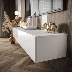 17 Stories COLETTE TV Stand White/High Gloss White 65" 17 Stories COLETTE TV Stand White/High Gloss White 65"