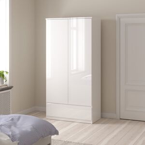 Latitude Run Parley 2 Door Wardrobe 200.6cm H X 98.9cm W X 5cm D Latitude Run Parley 2 Door Wardrobe 200.6cm H X 98.9cm W X 5cm D