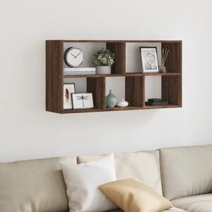 Latitude Run Wall Shelf 100X25x50 Cm Engineered Wood Brown Oak 50cm H X 100cm W X 25cm D Latitude Run Wall Shelf 100X25x50 Cm Engineered Wood Brown Oak 50cm H X 100cm W X 25cm D