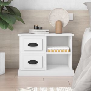 Marlow Home Co. Simlai 2 Drawer Bedside Table White 45cm H X 60cm W X 35.5cm D Marlow Home Co. Simlai 2 Drawer Bedside Table White 45cm H X 60cm W X 35.5cm D