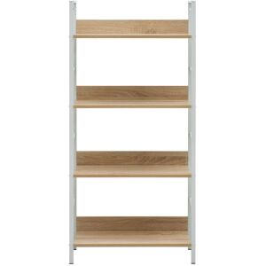 Latitude Run Rick Book Shelf Standing Shelf Rack Book Cabinet Bookcase Engineered Wood White 124.5cm H X 60cm W X 27.6cm D Latitude Run Rick Book Shelf Standing Shelf Rack Book Cabinet Bookcase Engineered Wood White 124.5cm H X 60cm W X 27.6cm D