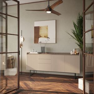 Latitude Run Sophisticated Sand Beige & Oak Allexys 4 Sideboard Cabinet 192cm, Expansive Storage, Contemporary Style 86cm H X 192cm W X 40cm D Latitude Run Sophisticated Sand Beige & Oak Allexys 4 Sideboard Cabinet 192cm, Expansive Storage, Contemporary Style 86cm H X 192cm W X 40cm D