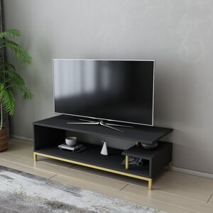Blue Elephant Reily TV Stand for TVs up to 50" Gold/Anthracite 50" Blue Elephant Reily TV Stand for TVs up to 50" Gold/Anthracite 50"