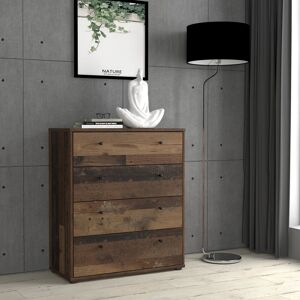 Wade Logan Amandla chest of drawers Old Wood 85.5cm H X 73.7cm W X 34.8cm D Wade Logan Amandla chest of drawers Old Wood 85.5cm H X 73.7cm W X 34.8cm D