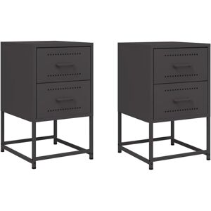 Borough Wharf Bedside Cabinet 36x39x60.5 cm Steel Black 60.5cm H X 36cm W X 39cm D Borough Wharf Bedside Cabinet 36x39x60.5 cm Steel Black 60.5cm H X 36cm W X 39cm D