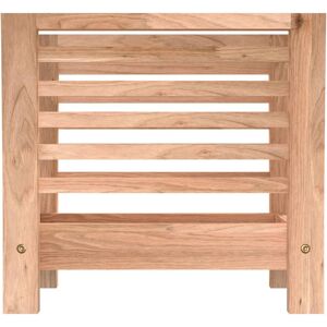 Lark Manor Almazan Solid Wood Free Standing Magazine Rack Brown 38.5cm H X 40cm W X 26.5cm D Lark Manor Almazan Solid Wood Free Standing Magazine Rack Brown 38.5cm H X 40cm W X 26.5cm D