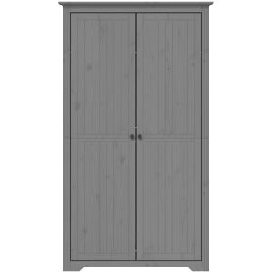 Rosalind Wheeler Douberly Wardrobe Closet Clothes Storage Organiser 99x53,5x173 cm Grey 173cm H X 99cm W X 53.5cm D Rosalind Wheeler Douberly Wardrobe Closet Clothes Storage Organiser 99x53,5x173 cm Grey 173cm H X 99cm W X 53.5cm D