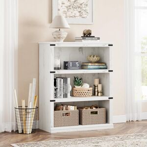 Alpen Home 3/5 Tier Bookcase, Freestanding Wooden Bookshelf Storage Organizer Display Shelf, Bookcase Shelving Unit for Display of Books & Home Decor White (3 Shelves) 101.5"H x 80"W x 30.5"D Alpen Home 3/5 Tier Bookcase, Freestanding Wooden Bookshelf Storage Organizer Display Shelf, Bookcase Shelving Unit for Display of Books & Home Decor White (3 Shelves) 101.5"H x 80"W x 30.5"D