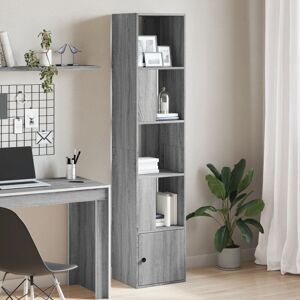 Latitude Run Bookcase 40X36x189 Cm Engineered Wood Grey Sonoma 189cm H X 40cm W X 36cm D Latitude Run Bookcase 40X36x189 Cm Engineered Wood Grey Sonoma 189cm H X 40cm W X 36cm D