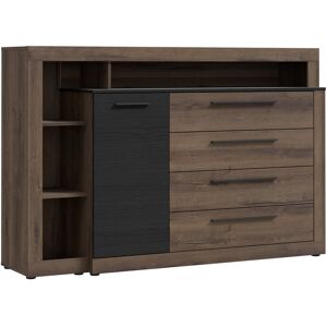 Union Rustic Yedidalga Sideboard Brown/Black 107.3cm H X 160.5cm W X 43.4cm D Union Rustic Yedidalga Sideboard Brown/Black 107.3cm H X 160.5cm W X 43.4cm D