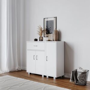 Ebern Designs Friederika 3 - Door Cabinet White 80cm H X 60cm W X 29.5cm D Ebern Designs Friederika 3 - Door Cabinet White 80cm H X 60cm W X 29.5cm D