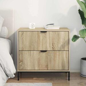 Metro Bedside Table With Drawer High Gloss White 63.5 X 36 X 61 Cm Sonoma Oak 61cm H X 63.5cm W X 36cm D Metro Bedside Table With Drawer High Gloss White 63.5 X 36 X 61 Cm Sonoma Oak 61cm H X 63.5cm W X 36cm D
