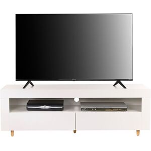 Latitude Run Woolhorpe White TV Stand Cabinet with Lights for TVs up to 65", 140cm White 65" Latitude Run Woolhorpe White TV Stand Cabinet with Lights for TVs up to 65", 140cm White 65"
