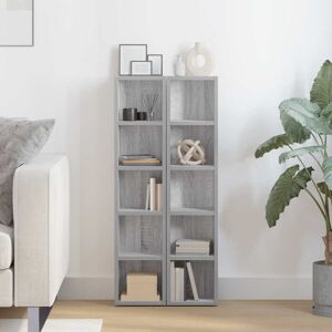 17 Stories CD Multimedia Storage Rack Light Grey 93.5cm H X 21cm W X 16cm D 17 Stories CD Multimedia Storage Rack Light Grey 93.5cm H X 21cm W X 16cm D