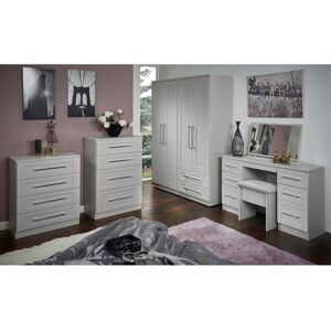 Rosalind Wheeler Fully Assembled Cootes 4 - Drawer Chest of Drawers Grey Ash 88.5cm H X 76.5cm W X 41.5cm D Rosalind Wheeler Fully Assembled Cootes 4 - Drawer Chest of Drawers Grey Ash 88.5cm H X 76.5cm W X 41.5cm D