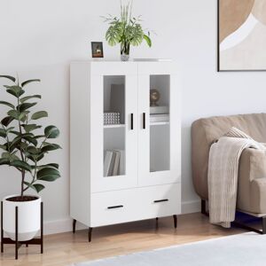 17 Stories Makamae 69.5cm Wide 1 Drawer Highboard White 115cm H X 69.5cm W X 31cm D 17 Stories Makamae 69.5cm Wide 1 Drawer Highboard White 115cm H X 69.5cm W X 31cm D